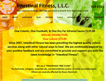 Tablet Screenshot of intestinalfitnessllc.com